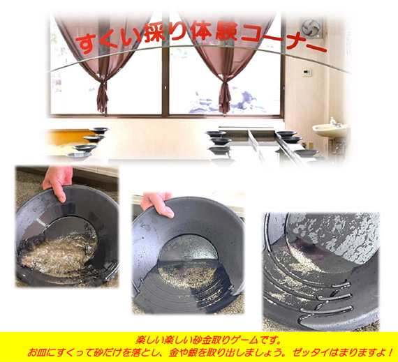 すくい採り体験コーナー